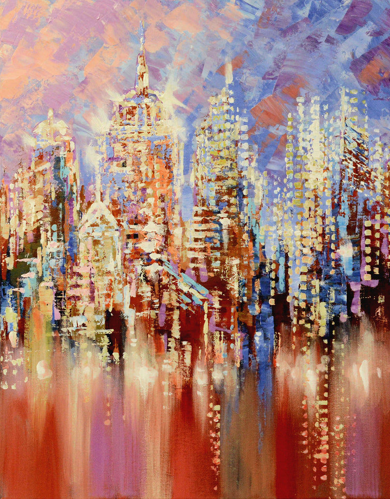 NYC REFLECTIONS  28"x66"