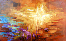 ANCIENT SUNSET 35"x60"