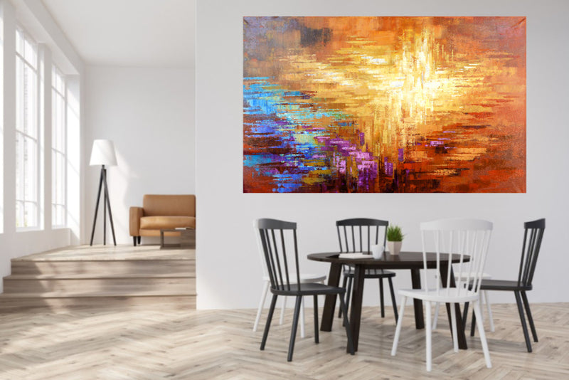 ANCIENT SUNSET 35"x60"