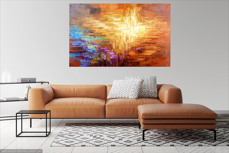 ANCIENT SUNSET 35"x60"